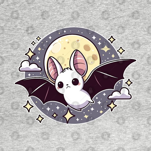 white bat of the night by hunnydoll